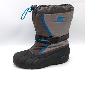 Sorel Boots Womens Gray 6 Insulated Snow Winter Shoe Mid Calf Warm NY1885-078
